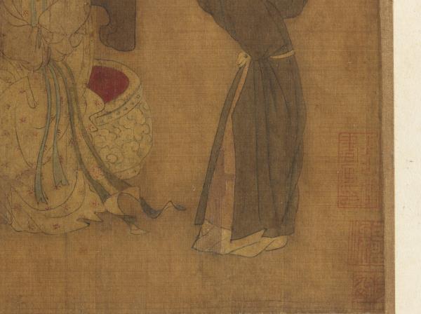 墨林拔萃　冊　唐張萱明皇合樂圖