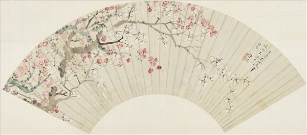 花卉畫冊　冊　清計埰梅花