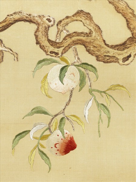 清繡線瑤池上壽圖　軸