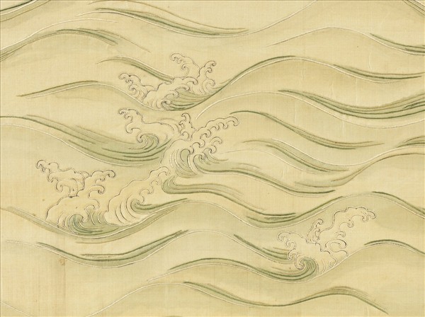 清繡線瑤池上壽圖　軸