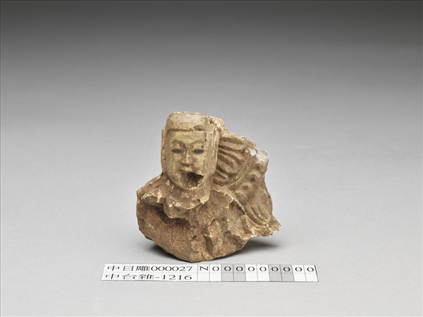 第二寺殘石佛頭