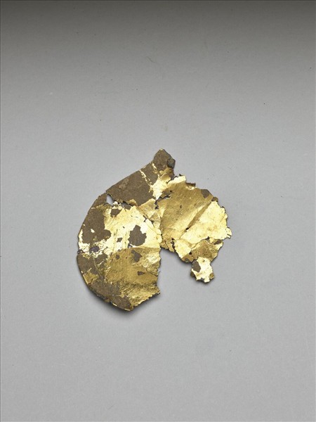 銅質鍍金殘蓮瓣