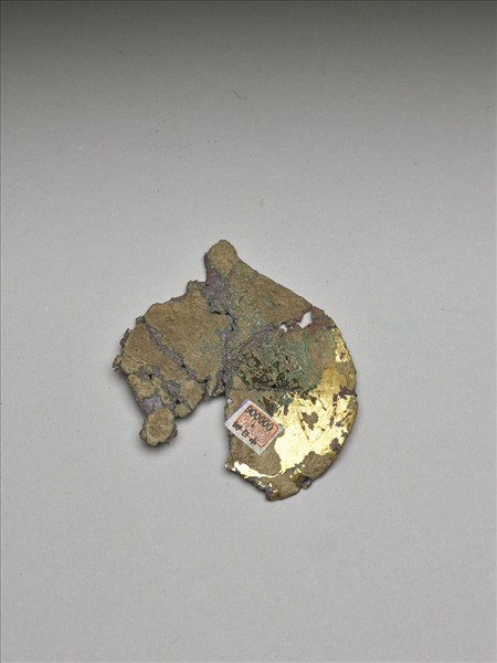 銅質鍍金殘蓮瓣