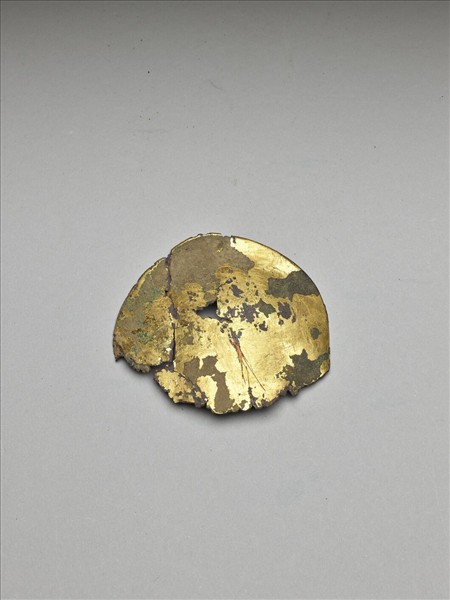 銅質鍍金殘蓮瓣