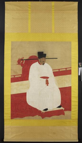 宋英宗坐像　軸