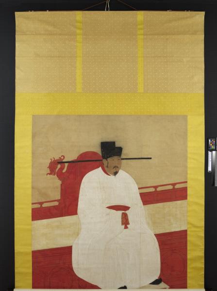 宋英宗坐像　軸