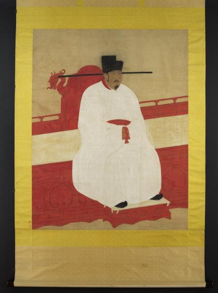 宋英宗坐像　軸