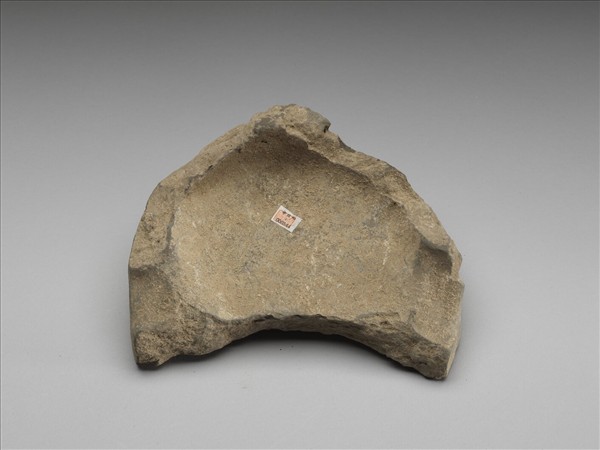 花卉紋瓦當殘片