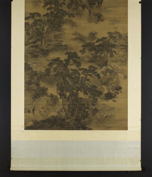 明戴進春酣圖　軸