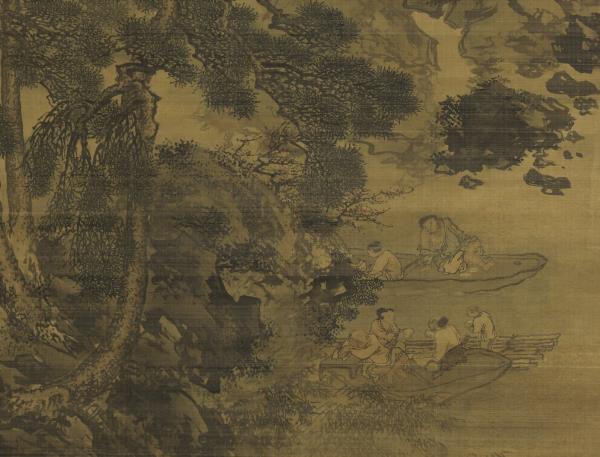 明戴進春酣圖　軸