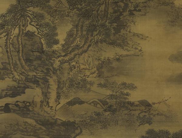 明戴進春酣圖　軸