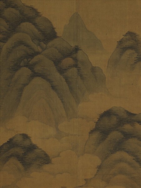 元人秋林瑞靄　軸