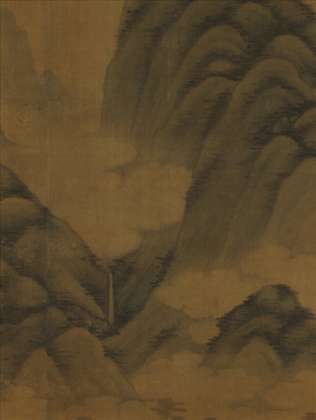 元人秋林瑞靄　軸