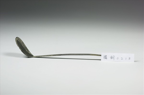 鎏金花葉紋銀匙