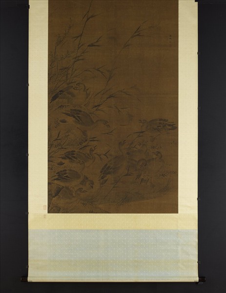 明劉炤蘆雁圖　軸