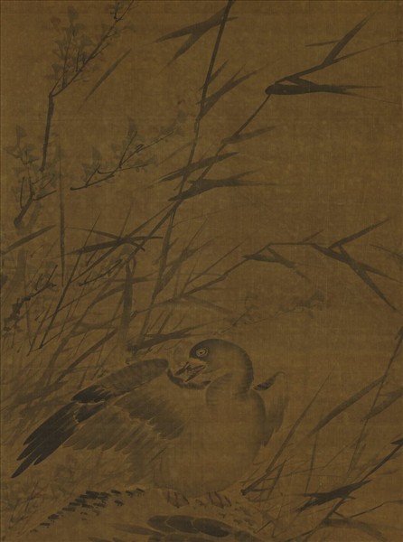 明劉炤蘆雁圖　軸