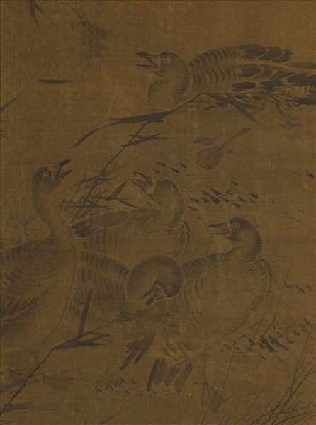 明劉炤蘆雁圖　軸