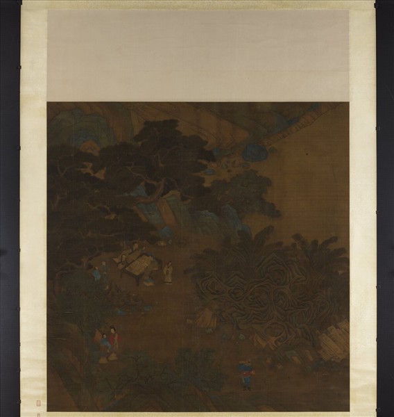 元人成功捷報圖　軸