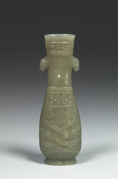 玉羊耳瓶