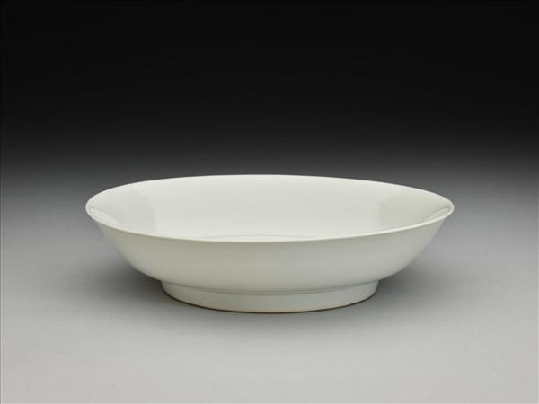 甜白釉盤
