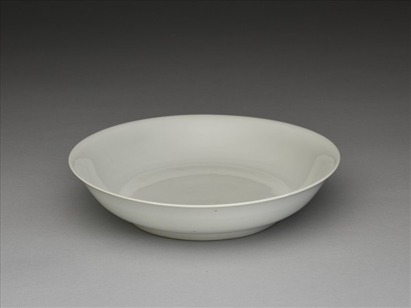 甜白釉盤