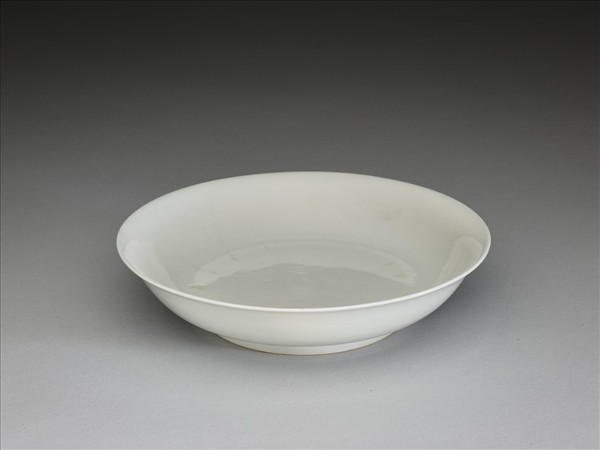 甜白釉盤