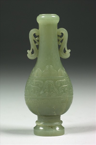 玉獸面紋瓶