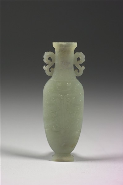 玉獸面紋瓶