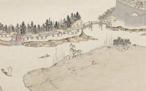 明錢穀紀行圖　冊　太倉