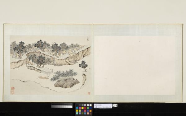 明錢穀紀行圖　冊　呂城