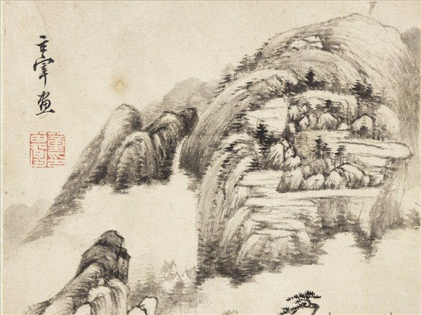 明董其昌山水　冊　雲壑高泉