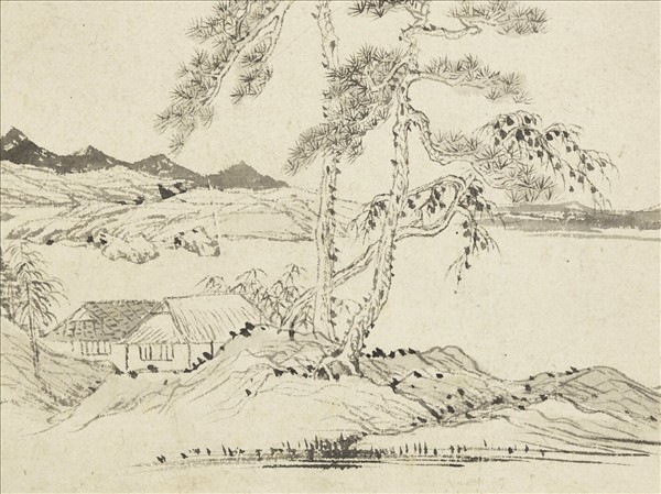 明程嘉燧山水　冊　殘夢依依