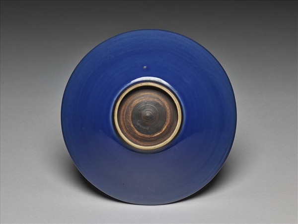 霽青釉雙龍戲珠紋碗