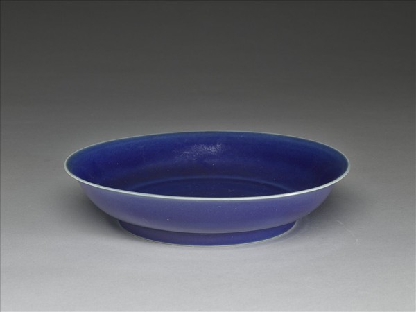 霽青釉盤