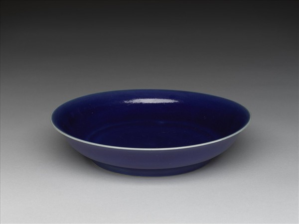 霽青釉盤
