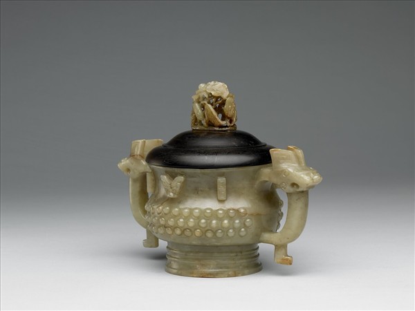 玉乳丁紋簋形爐