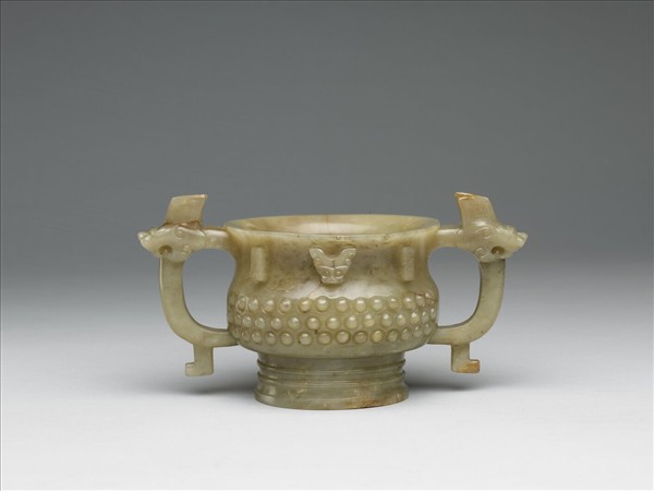 玉乳丁紋簋形爐