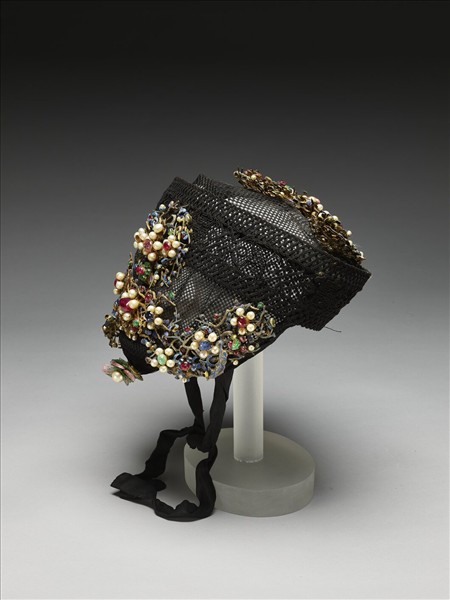 嵌珠寶翠玉花卉鈿子