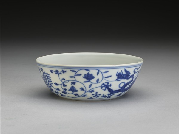 青花龍鳳紋碗