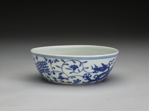 青花龍鳳紋碗
