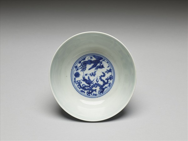 青花龍鳳紋碗