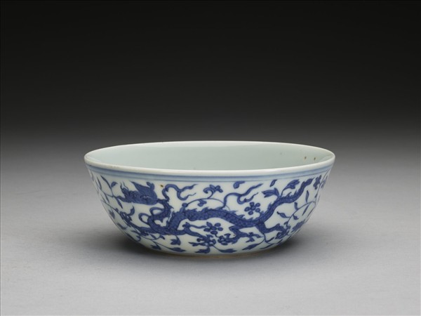 青花龍鳳紋碗