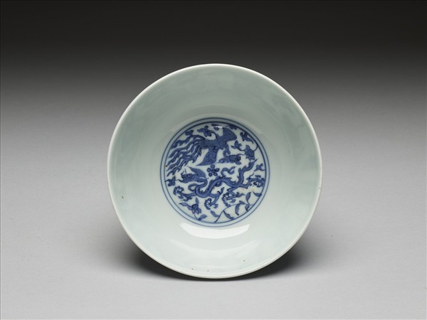 青花龍鳳紋碗