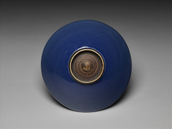 霽青釉雙龍戲珠紋碗