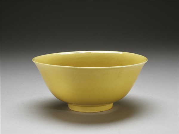 黃釉碗