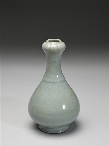仿官釉蒜頭瓶