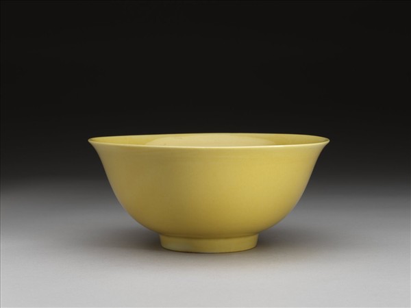 黃釉碗