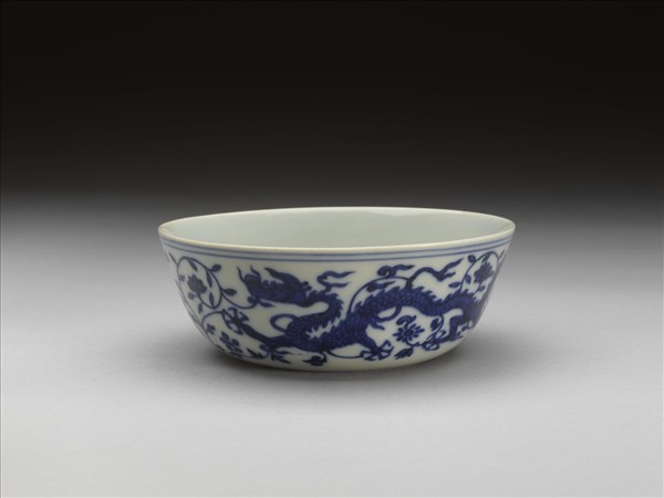 青花龍鳳紋碗