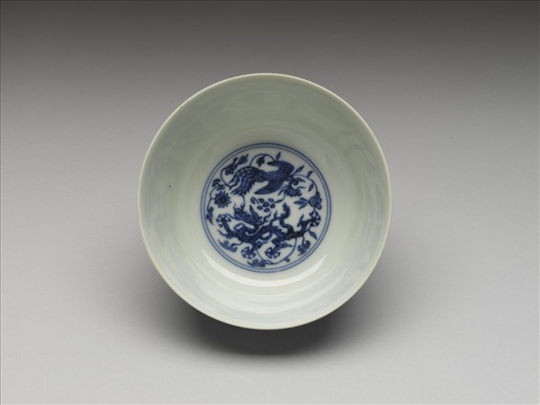 青花龍鳳紋碗