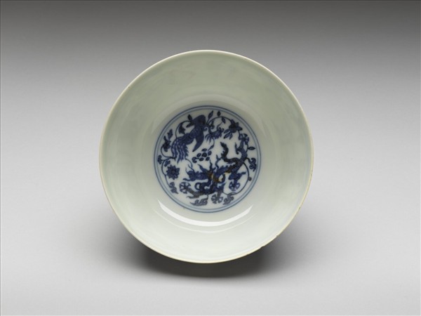 青花龍鳳紋碗